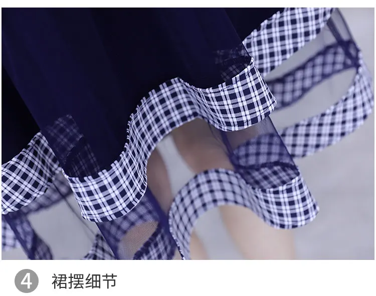 Женское платье с воротником-лодочкой 2019 летнее корейское в стиле преппи женский