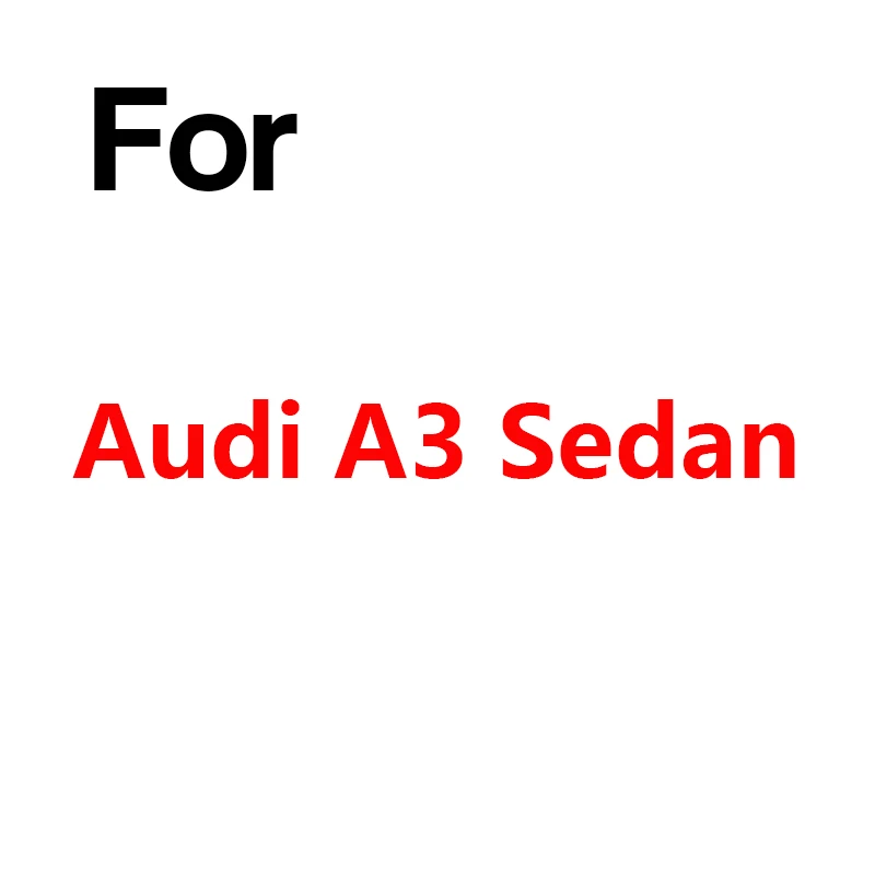 Buildreamen2 автомобильный чехол для Audi 90 A1 A3 S7 S6 S5 Авто наружный закрытый анти-УФ Защита от солнца, дождя, снега устойчивый к царапинам чехол - Название цвета: For Audi A3 Sedan