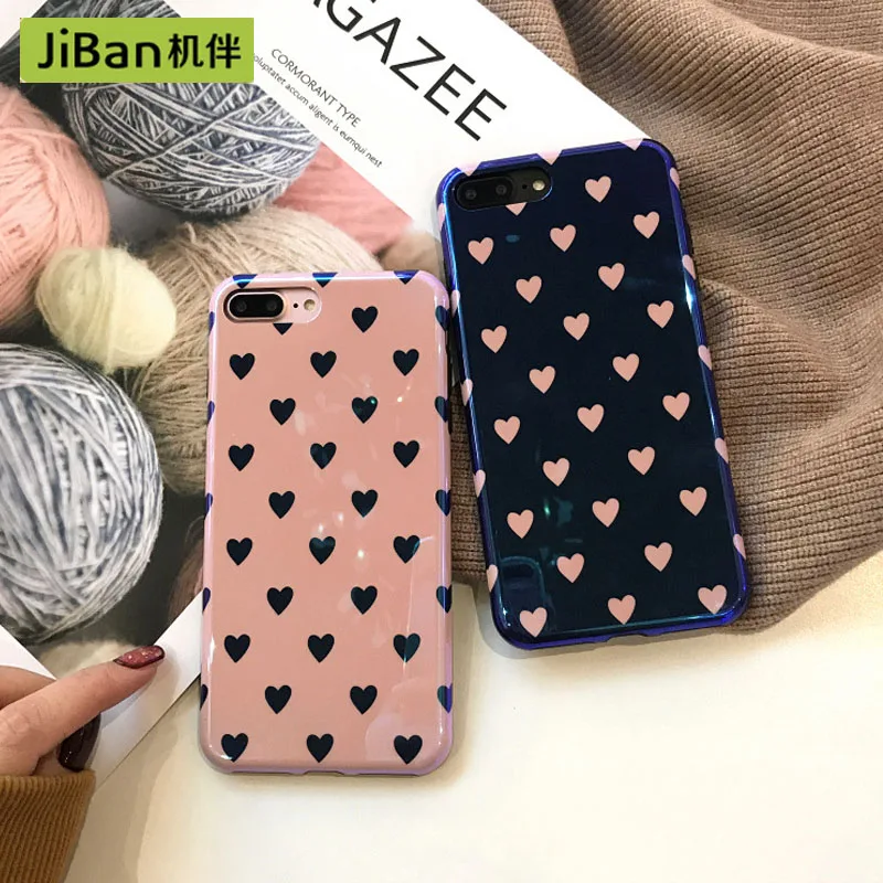 JiBan Love Чехол для мобильного телефона iphone 6 6s 7 8 plus X XS MAX XR все включено IMD мягкая
