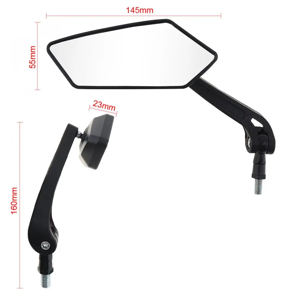 2 шт.! Зеркало заднего вида для мотоцикла с модифицированным дизайном 10 мм |