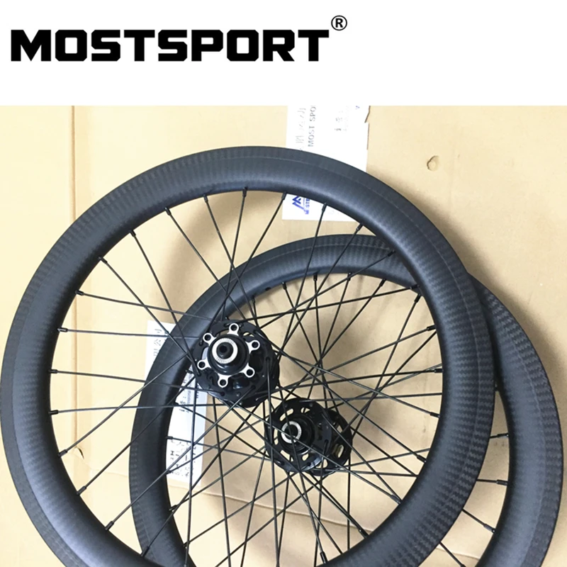 20&quot406 Disc Brake Carbon Wheels For Folding Bike 38mm Depth 25mm width Powerway CX32 Straight Pull hubs | Спорт и развлечения
