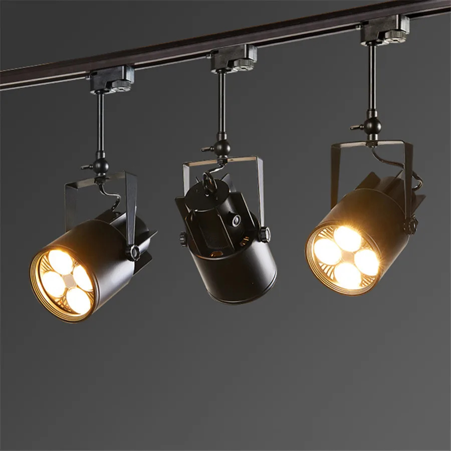 

Thrisdar Loft Art Retro LED Track Light 15W 25W 35W Bar Clothing Store Mall LED Spotlight Retro Track Light