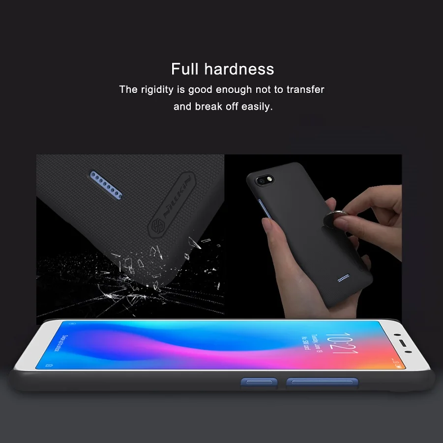Чехол для redmi 6a Nillkin 5 45 ''матовая жесткая задняя крышка из поликарбоната с
