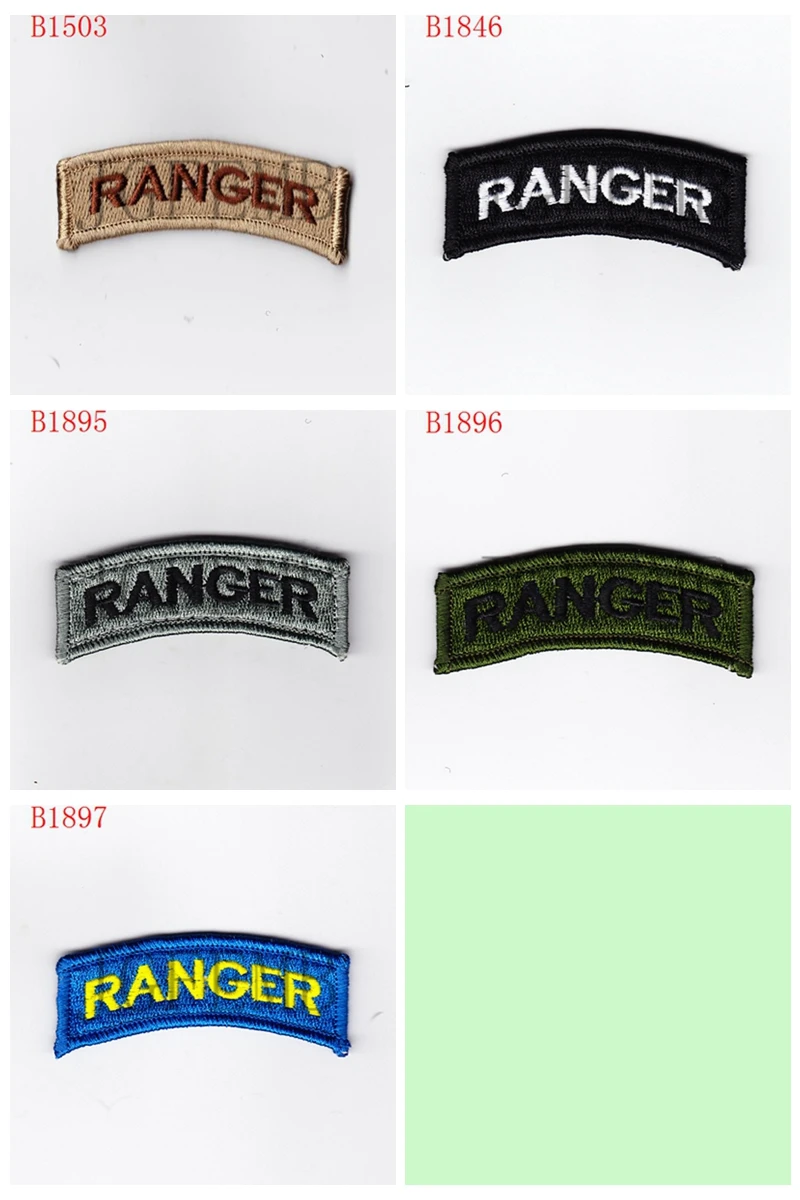 

US ARMY 75th RANGER Military Tactical Morale Full Embroidery patch
