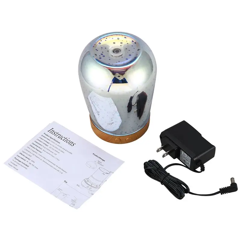 3D диффузор эфирного масла 100 мл ароматерапия ультразвуковая увлажнитель