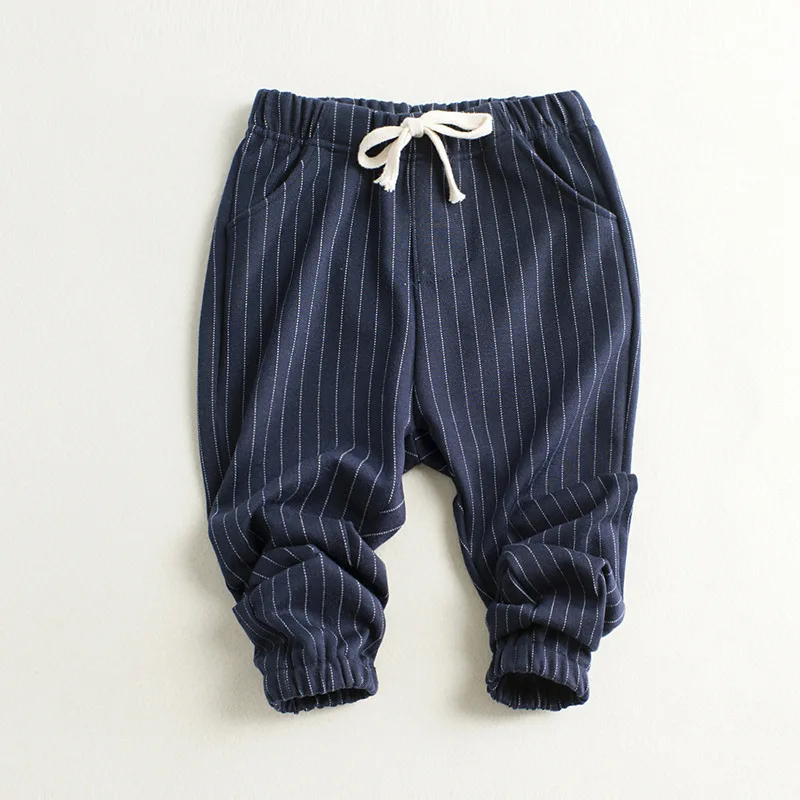 Осенние штаны для маленьких мальчиков детская одежда хлопковые длинные брюки