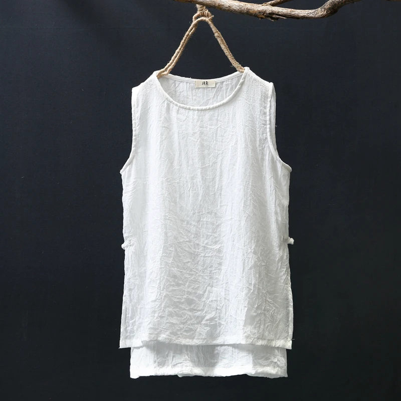 Двухслойные мягкие удобные Майки и майки контрастного цвета из хлопка льна