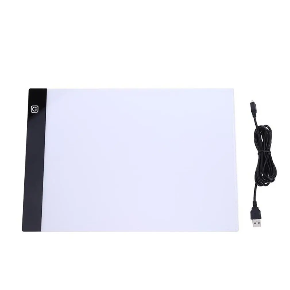 Intelligent Dimming A4 LED Artist Thin Type Stencil Drawing Board Light Tracing Table Pad Cartoon Copy Desk Fashion Trendcy 2019 |