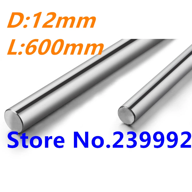 

12mm linear shaft 600mm 3d printer 12mm x 600mm Cylinder Liner Rail Linear Shaft axis cnc parts