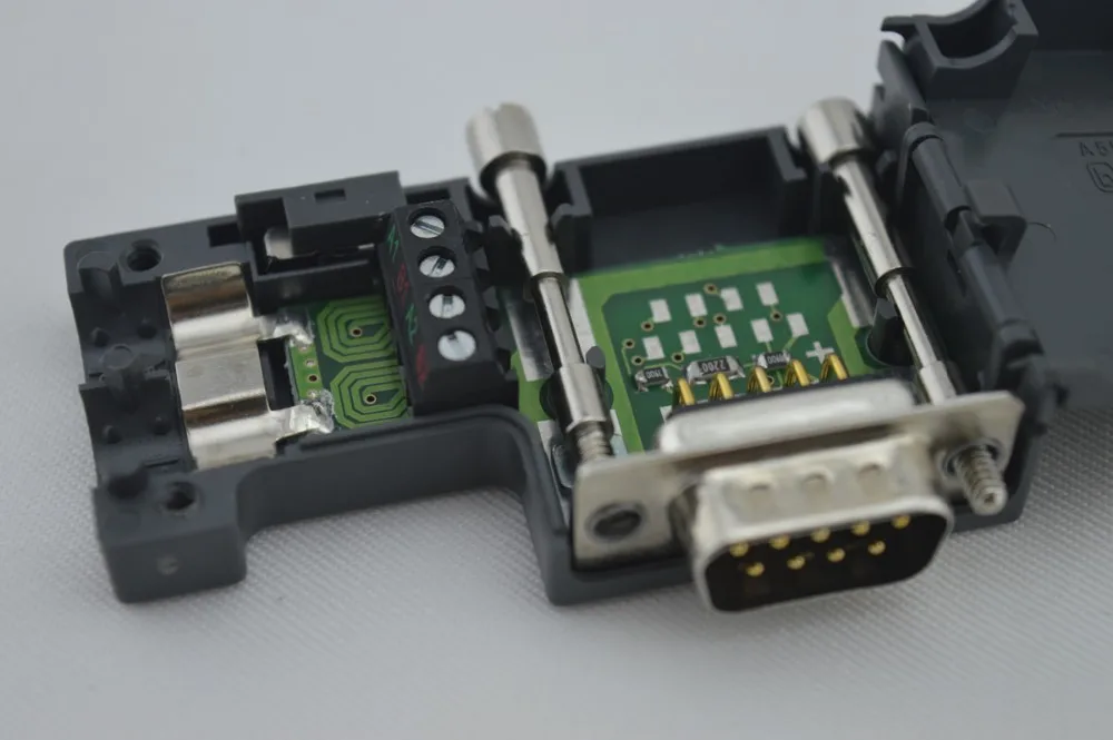 Соединитель шины PLC Profibus DP 90 градусов с портом программирования PG 6ES7 972 0BA12 0XA0