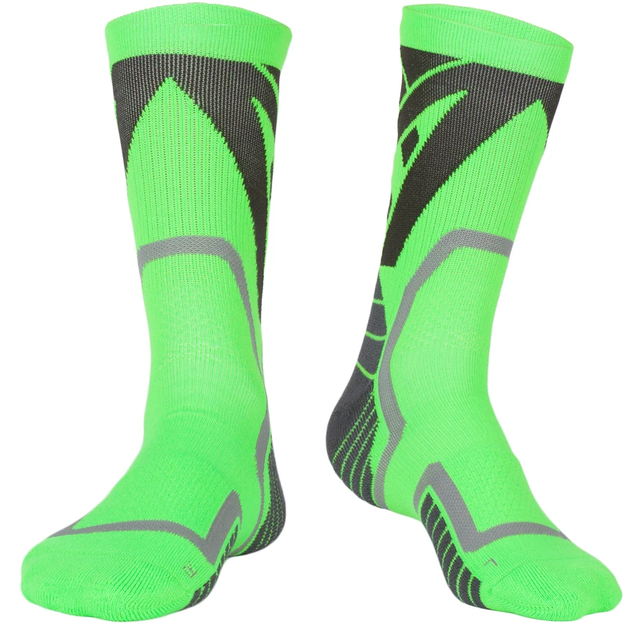 3 Pairs New Colorful Unisex Male Female Professional Outdoor Sports Basketball Thick Bottom Long Towel Socks Free size for Women |