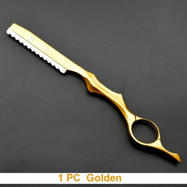 1 pc razor knife Скидка 30%, 6 дюймов, профессиональные ножницы для стрижки волос, парикмахерские ножницы из нержавеющей стали, набор, парикмахерский магазин, товары, комплект для салонов - Цвет: 1 pc razor knife