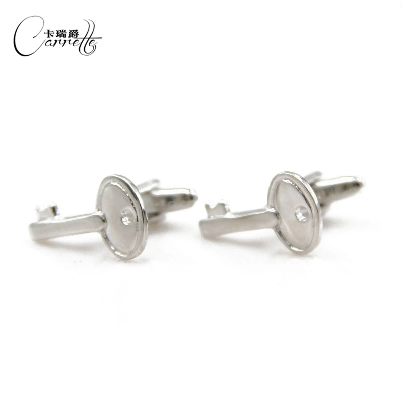 Запонки мужские в форме ключа ювелирные изделия подарок на Рождество рубашка