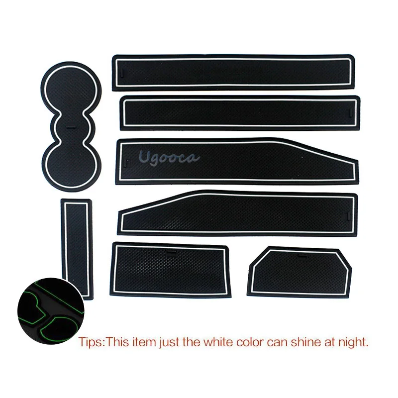 8 шт. Резиновые Нескользящие Коврики для подлокотника автомобиля Range Rover Evoque 2011-2015