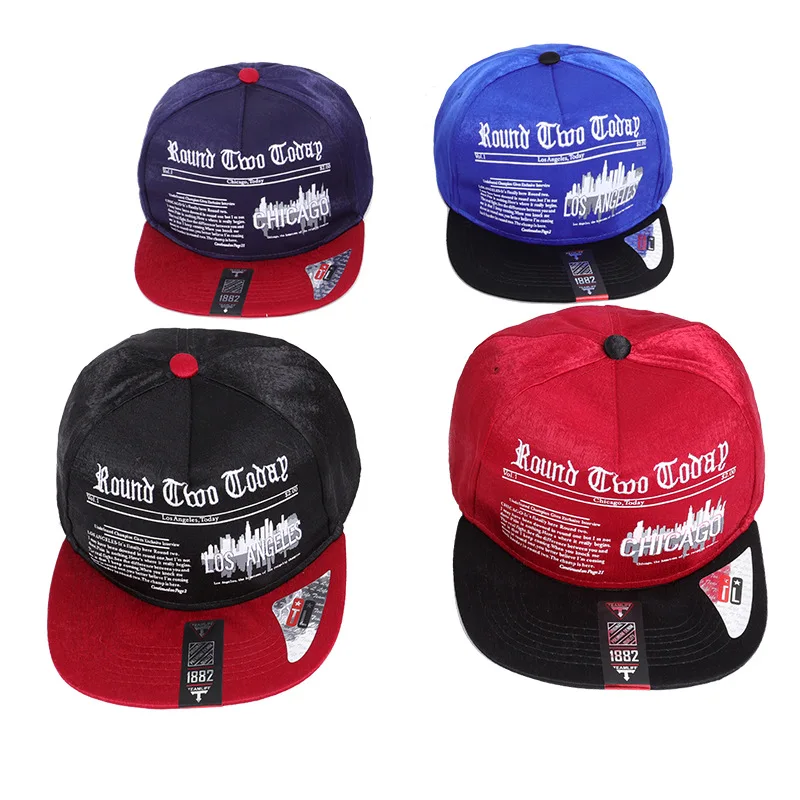 100% качественные женские шапки в стиле хип-хоп с алфавитом Чикаго уличном вышивка