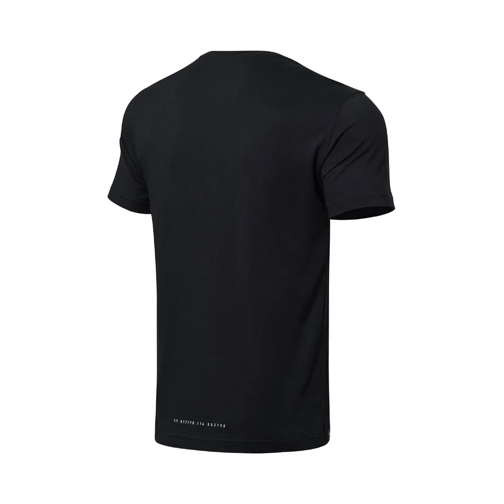 Li-Ning мужские баскетбольные майки BAD FIVE, хлопок, дышащие, обычная посадка, подкладка, удобная спортивная футболка, футболка AHSN289 MTS2825