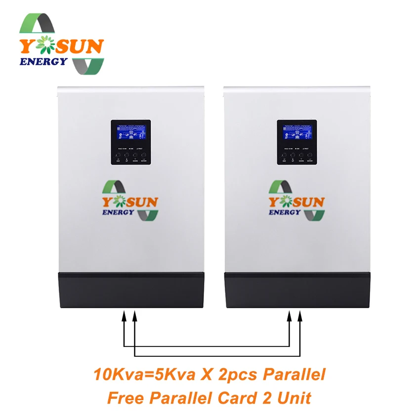 4000W 16000W PWM регулятором солнечного инвертора 5Kva~ 20Kva Инвертор 48В 230Vac чистая Синусоидальная волна инвертирующий усилитель 50A решеточный инвертор 60A Батарея Зарядное устройство