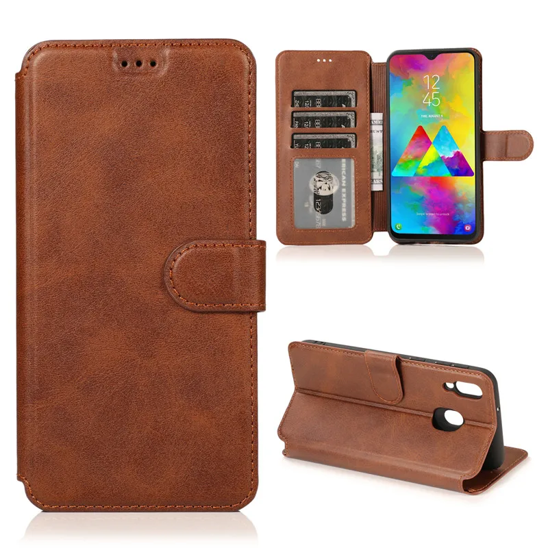 Для samsung galaxy M10 M105 M20 M205 M30 M305 A40S M305F чехол из искусственной кожи с откидной крышкой