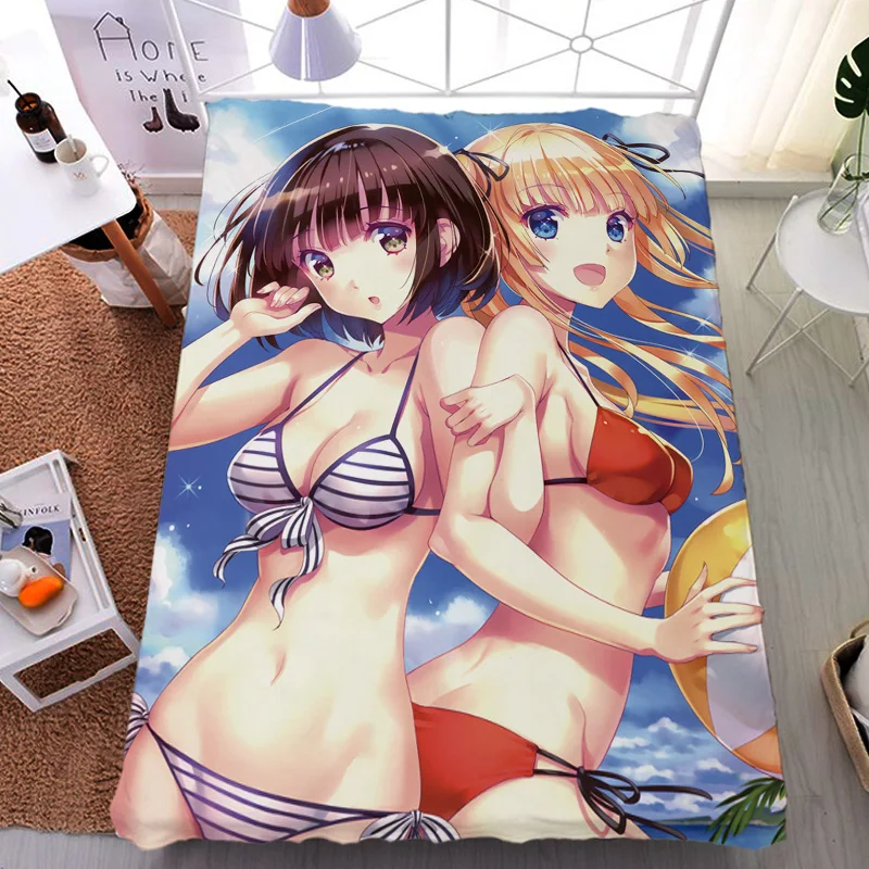 Обновление Август аниме саэнаи хироин no Sodatekata Katou Megumi Kasumigaoka Простыня из