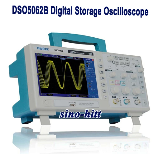 Цифровой осциллограф Hantek DSO5062B 60 МГц с русским корейским японским немецким