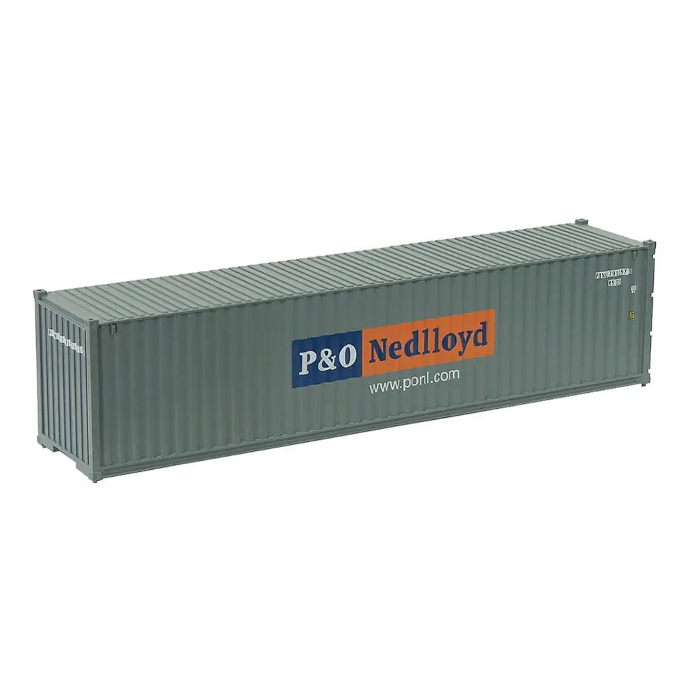 P O Nedlloyd 3 шт. Хо масштабная модель поезда 40 футовый контейнер 40ft сборный дом с доставкой в грузовой вагон 1: 87 C8746 железной дороги - Color: P O Nedlloyd