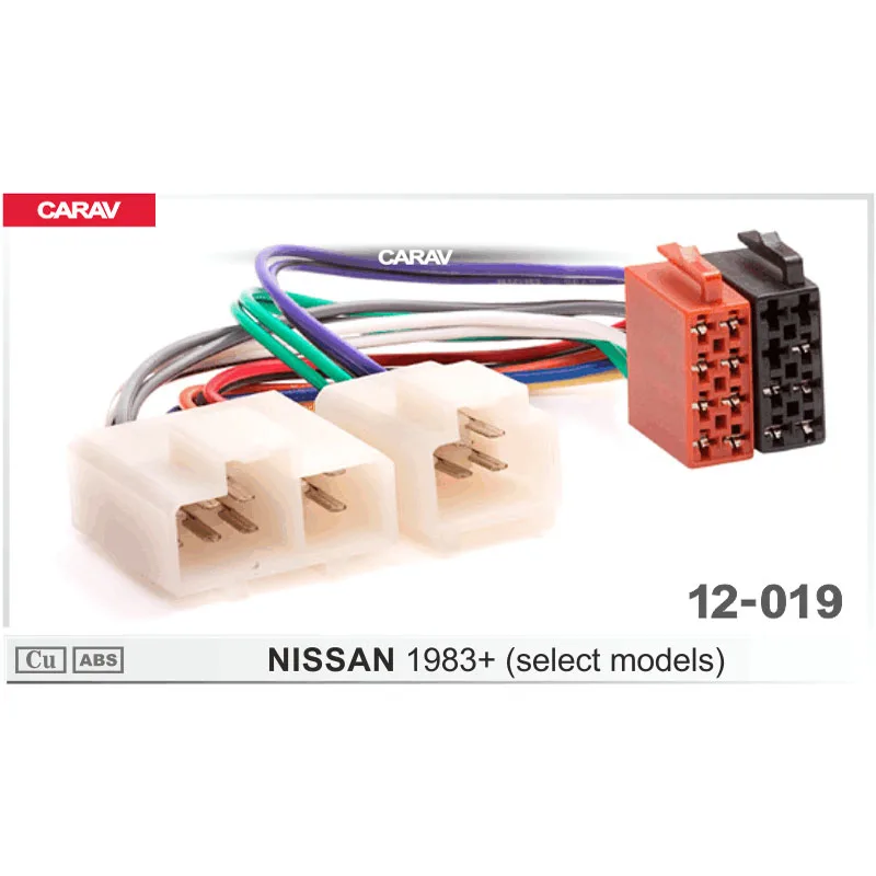 Радиоадаптер CARAV 12 019 ISO для NISSAN (выбранные модели) проводка жгут проводов