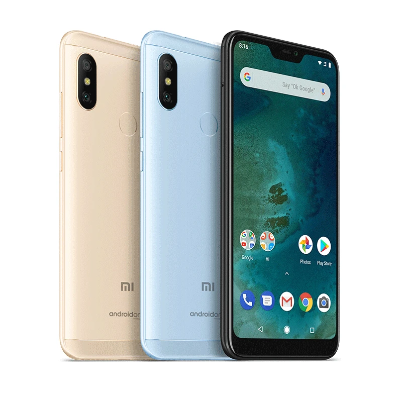 Глобальная версия Xiaomi Mi A2 6 ГБ 128 мобильный телефон 5 99 ''полный Экран Snapdragon 660