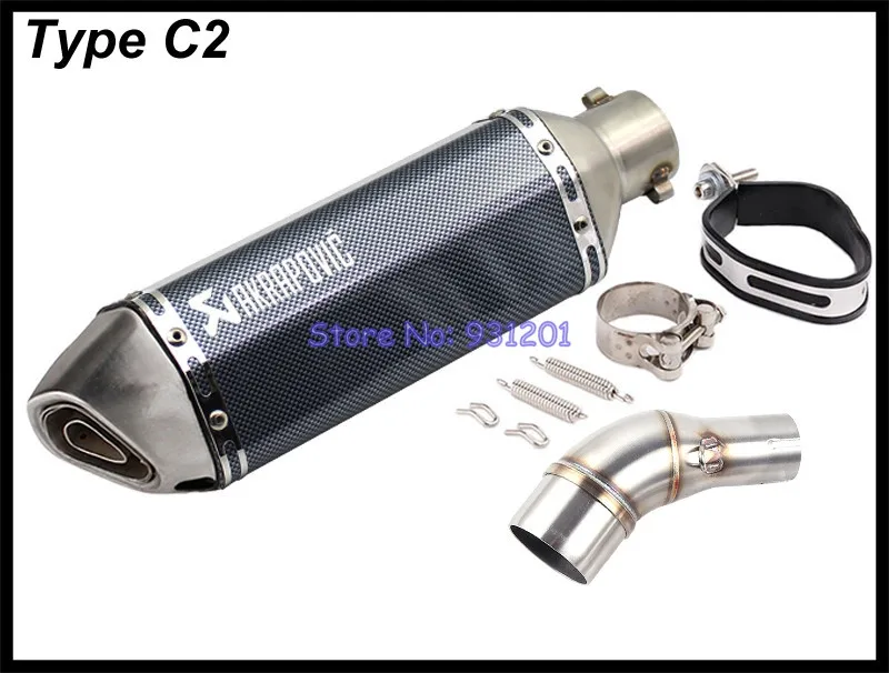 Мотоцикл выхлопная система Mid Link труба адаптер с Akrapovic глушитель Escape для Yamaha YZF R25