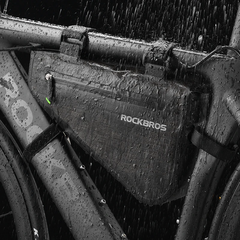 ROCKBROS 8L непромокаемые большой Ёмкость велосипедная сумка Водонепроницаемый MTB дорожный велосипед рама Треугольники велосипедная сумка Аксессуары для горных велосипедов