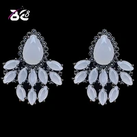 be8 brand fashion frosted aaa cubic zircon jewelry sparkling for women wedding party show gifts earrings accessories gifts e 331