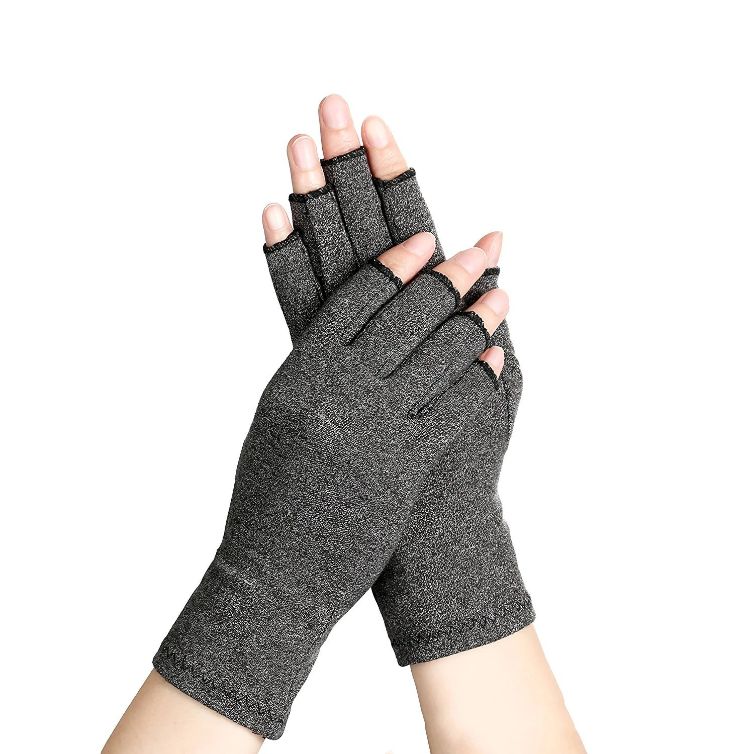 Compression Gloves Half Finger Arthritis Gloves Cycling Fitness Relief Hand Pain Pressure Gloves Therapy Join Fitness Gloved