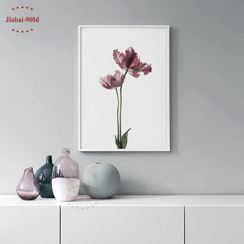 Плакаты и печати на холсте 900D, картины настенного искусства, картинки северных цветов, украшение NOR055.