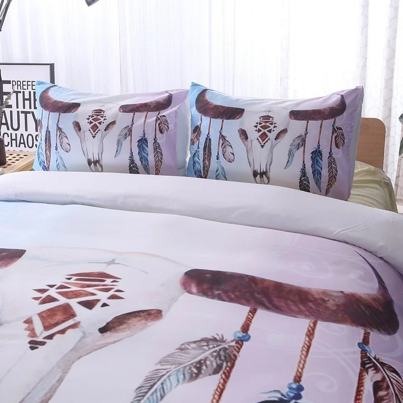 Fashion Dreamcatcher Pattern Comforter Bedding Sets Duvet Cover with Pillowcase Wind Chimes Twin Queen King Home Textile | Дом и сад