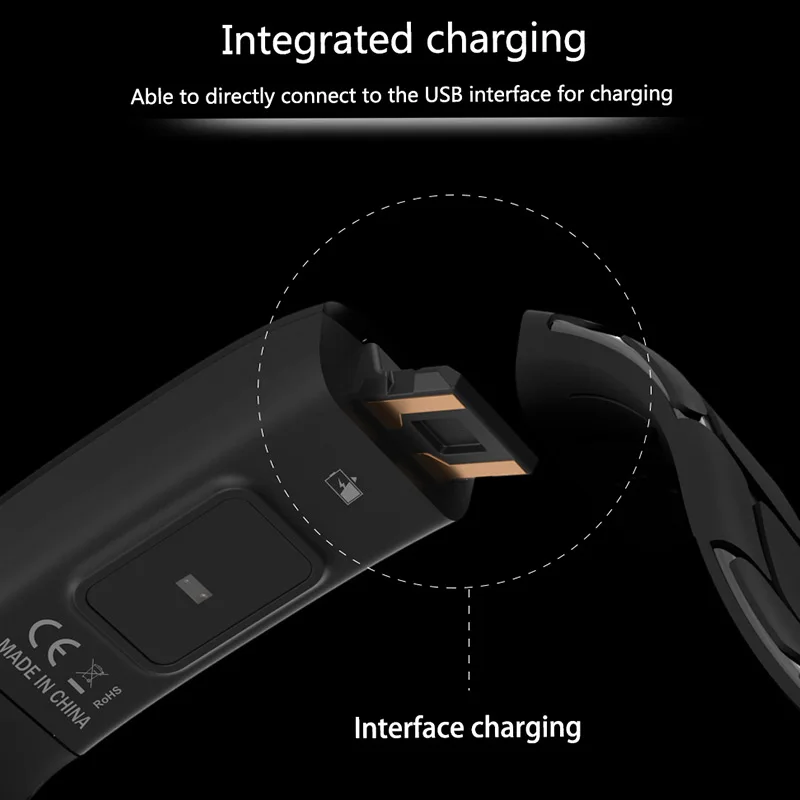 FocuSmart 2019 умные браслеты E58 фитнес трекер ECG HRV монитор сердечного ритма кровяное