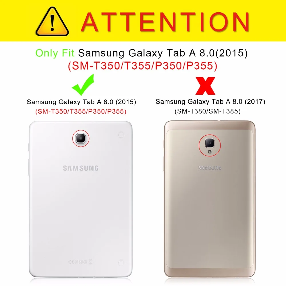 Для samsung Galaxy Tab A 8,0 T350 T355 SM-T350 SM-T355 чехол с красочным принтом тонкий умный флип-чехол с подставкой для планшета+ ручка