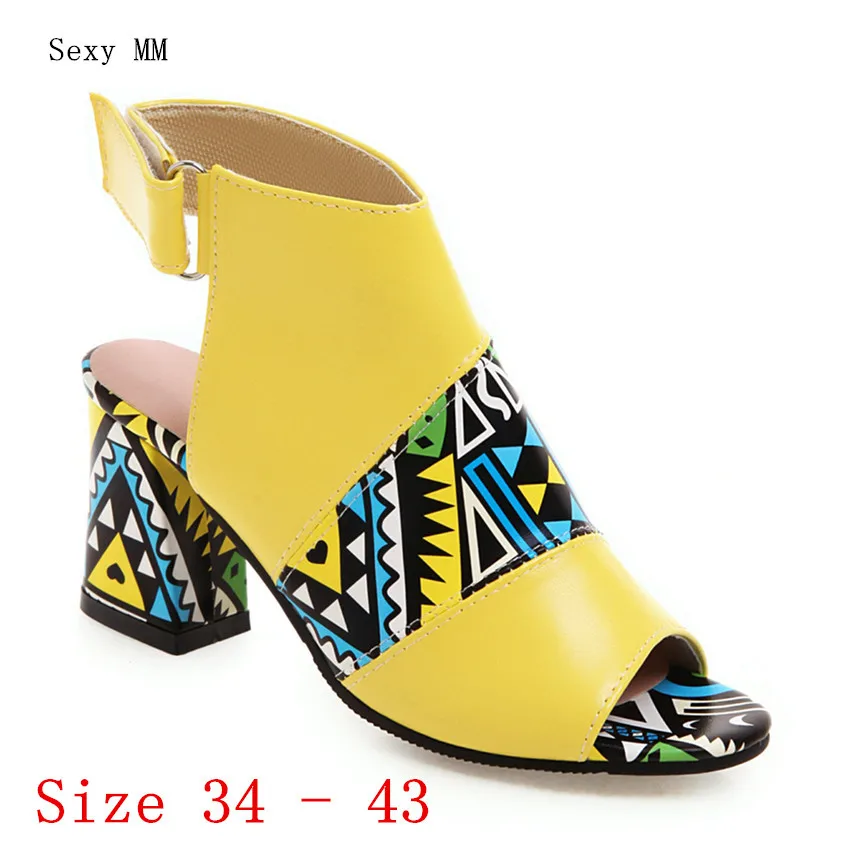 

Women High Heel Sandals Shoes Woman High Heels Gladiator Sandals Pumps Plus Size 34 - 40 41 42 43