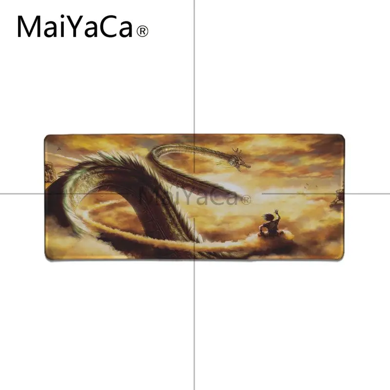 Lock Edge 30X90cm MaiYaCa Винтаж Прохладный Dragon Ball Супер Аниме Высокое Скорость Мышь большой коврик игровой Мышь pad Lockedge Мышь коврик клавиатура pad - Цвет: Lock Edge 30X90cm