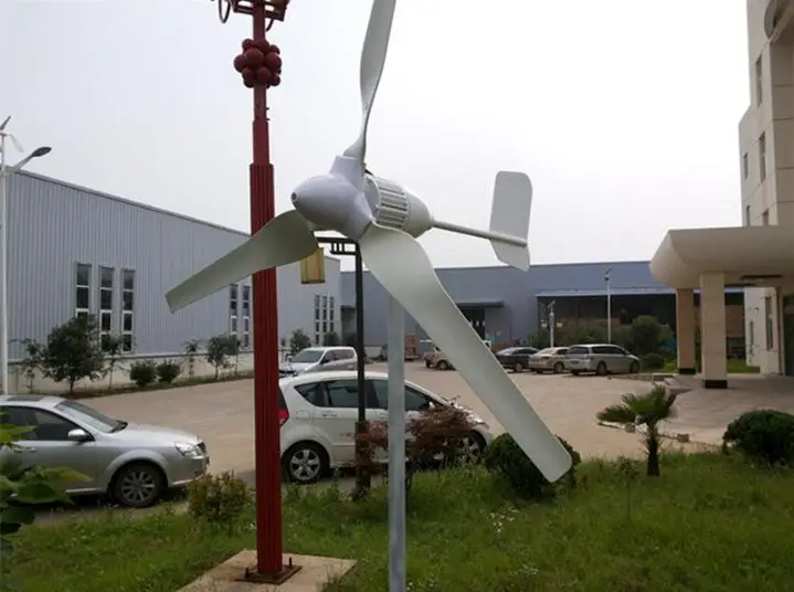 Chinese 1kw portable homemade 3 blades wind generator turbine with 24v/48v waterproof controller | Обустройство дома