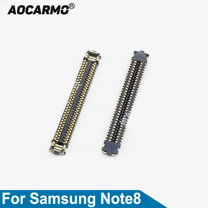 Разъем для ЖК дисплея Aocarmo FPC на материнской плате и гибкий кабель Samsung Galaxy Note8 SM N9500
