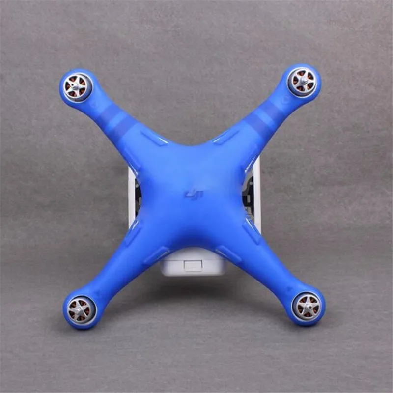 Blue Защитный силиконовый чехол для DJI Phantom 3, устойчивый к царапинам, для DJI Phantom 3 standard/4 K/Advance/Professional - Цвет: Blue