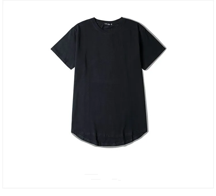 201 S/S, Мужская удлиненная футболка Kanye West, хлопок, Swag, мужские футболки, скейтборд, футболка, одноцветная, Футболка мужская хип-хоп, футболки, топы, Kpop