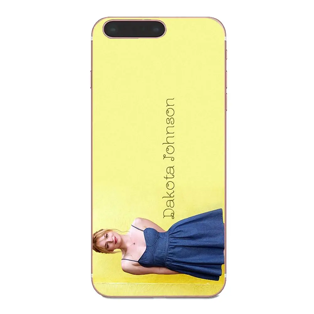 Милый серый чехол для телефона Fifty Shades Dakota Johnson Xiaomi Mi3 Mi4 Mi4C Mi4i Mi5 Mi 5S 5X 6 6X A1 Max Mix 2 Note 3 4