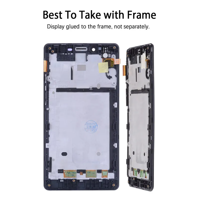 Дисплей для  XIAOMI Redmi Note LCD в сборе с тачскрином на рамке Оригинал черный |