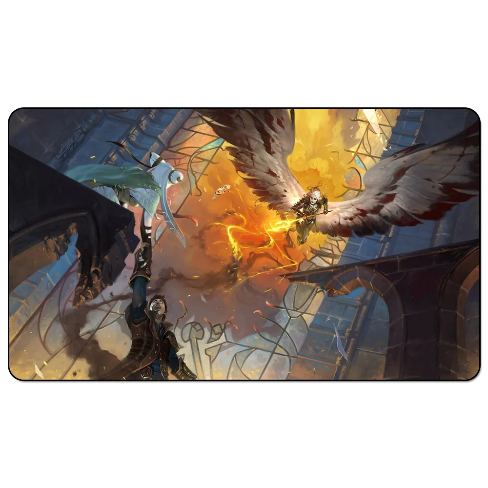Кого уничтожения тени 60x35 см Магия Playmat кого уничтожения теней коврик для Настольная игра Настольный коврик