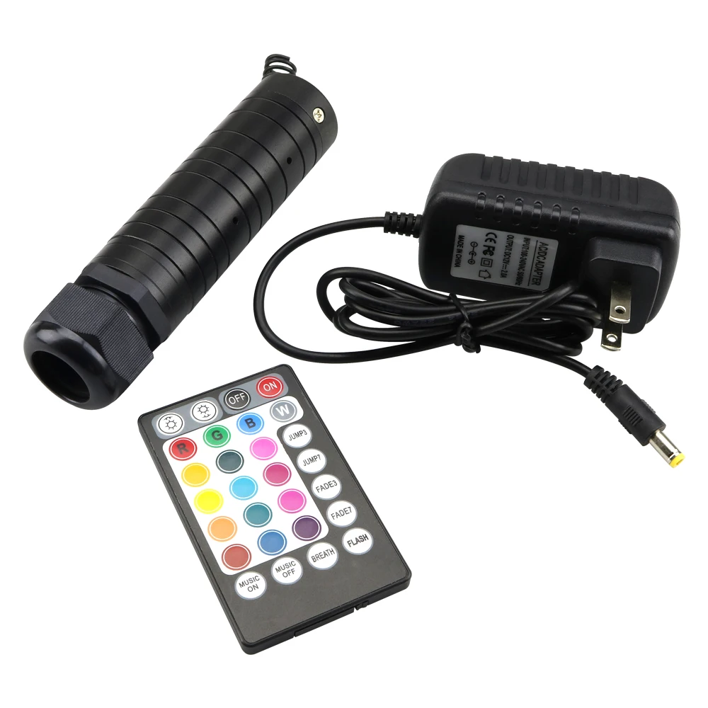 DC12V 6 Вт RGB светодиодный двигатель драйвер с 28key МУЗЫКА АКТИВНЫЙ контроллер для всех видов волоконная оптика небо звезды