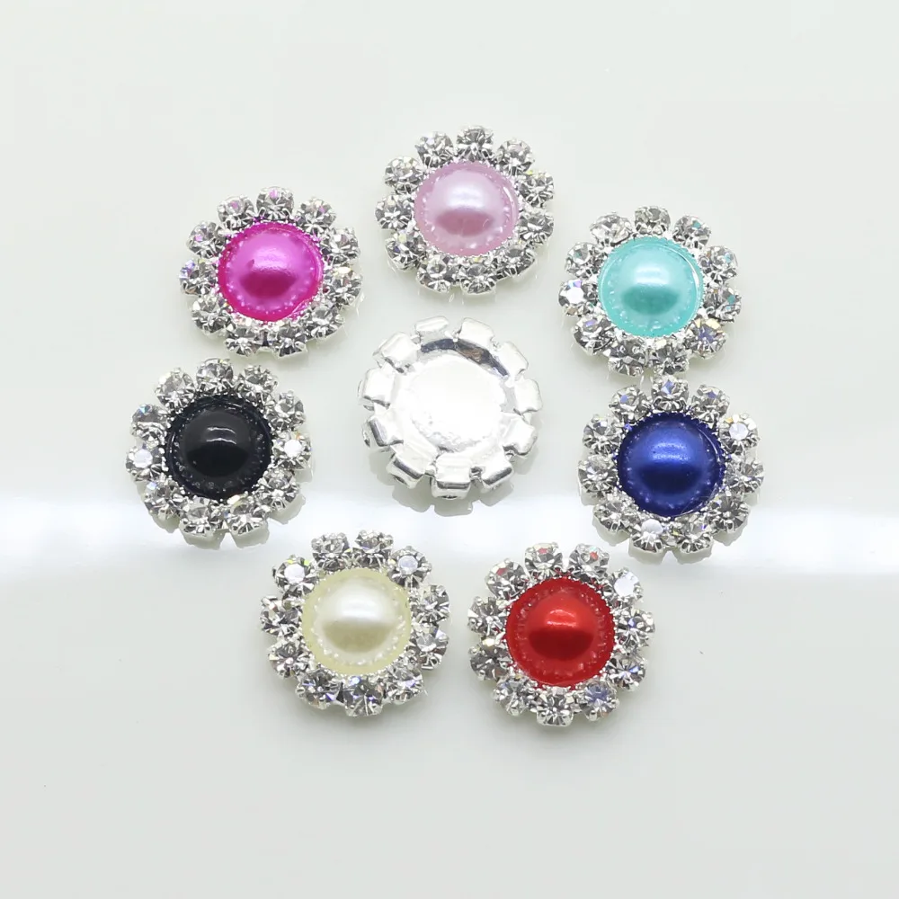 20 шт. мини пуговица жемчужная детская одежда пуговицы со стразами 2017 украшение