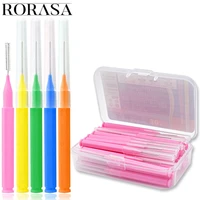 30 pcsbox interdental slim brushes dentales toothpick tooth flossing head soft oral dental hygiene brush oral care tooth brush