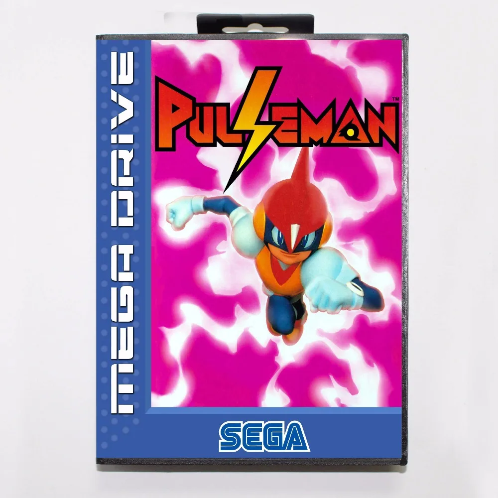 Игровой картридж Pulseman 16 бит MD игровая карта с розничной коробкой для Sega Mega Drive|16