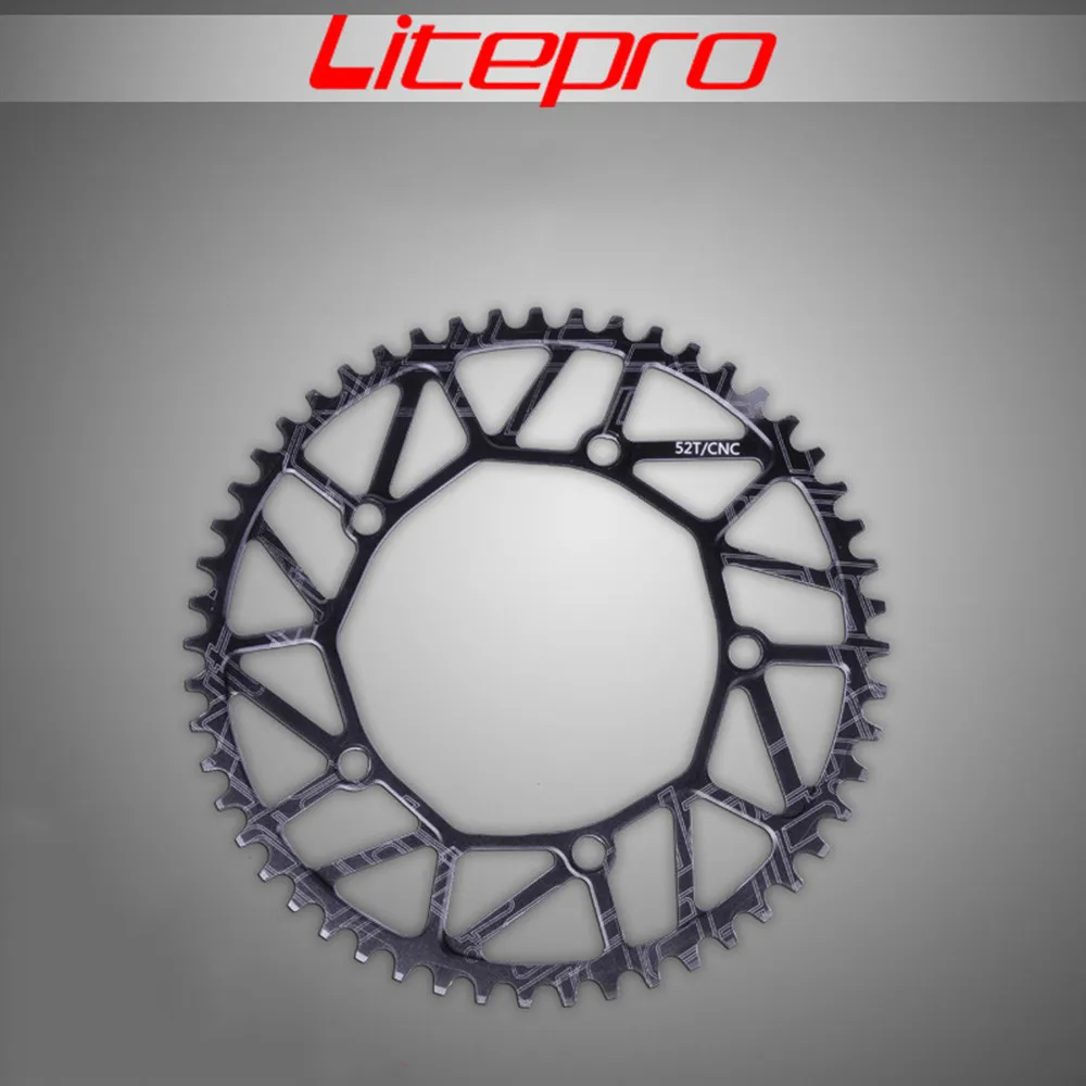 Litepro EDGE полый BMX дорожный велосипед одноместная цепь шатун для велосипеда 50T 58T с GXP