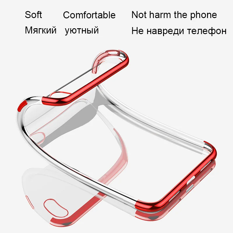 Роскошный прозрачный мягкий чехол для Samsung Galaxy S6 S7 Edge S8 S9 S10 Plus e lite Note 9 A6 A8 J4 J6 J8 2018